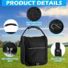 Abbylike Compact Horseshoe Carrying Bag, 27.9 x 26.7 x 10.2 cm view 3