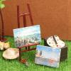 1/12 Miniature Dollhouse Art Set with Easel view 3