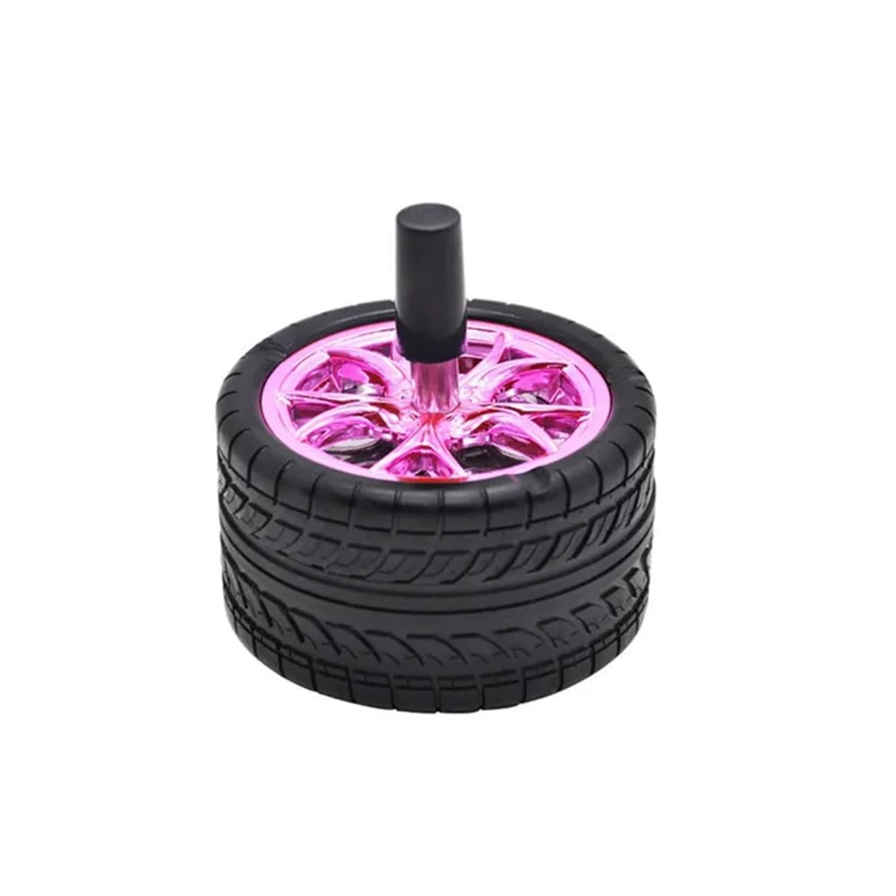 1-Piece Spinning Smokeless Ashtray, Purple