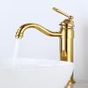Antique Single-Hole Swivel Basin Faucet with Hot and Cold Water Supply view 1