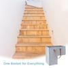 OLACD Foldable Felt Stair Storage Basket view 3