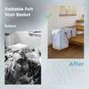 OLACD Foldable Felt Stair Storage Basket view 4