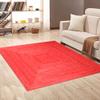 CASAVANI Red Hand-Braided Jute Kilim Runner, 7.6 x 30.5 cm view 2