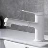 Pull-Out Bathroom Sink Faucet, Painted Finish, Single Body + 60 cm Hose view 1