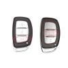 LeaHY Car Remote Key Fob Case for Hyundai Tucson Santa Fe Sonata Elantra Accent Creta ix35 ix25 i20 i30, 3/4 Buttons, B-White view 1