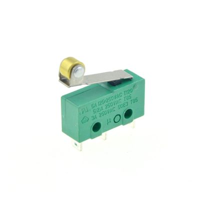 ELTOX Mini Microswitch SPDT 3-Pin Roller Lever, 3A/5A 250VAC