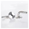 MeGLob Stainless Steel Sanitary Quick-Fill Hose Connector with 90-Degree Bend for Beverages and Wine (Size: 51 mm x Ferrule 64) view 2