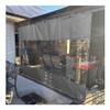 Rygcrud Waterproof Vinyl Patio Curtain with Grommets, Gray Sides, 2.8 x 2.2 m view 2