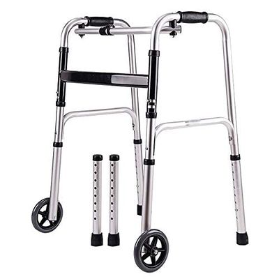 Elderly Standing Rehabilitation Trainer, Height-Adjustable Walking Aid, Exercise and Recovery Walker (Style 2)