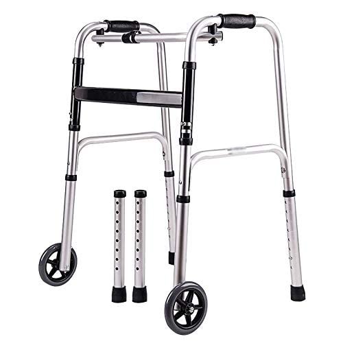 Elderly Standing Rehabilitation Trainer, Height-Adjustable Walking Aid, Exercise and Recovery Walker (Style 2)