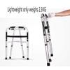 Elderly Standing Rehabilitation Trainer, Height-Adjustable Walking Aid, Exercise and Recovery Walker (Style 2) view 3
