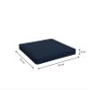 POKAR Lounge Chair Cushions for Rattan and Garden Furniture, 2-Piece Set, Dark Blue view 4