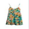 Superdry Women's Beach Mini Dress with Spaghetti Straps, Bali Blue Anemone, 44 view 1