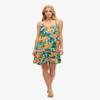 Superdry Women's Beach Mini Dress with Spaghetti Straps, Bali Blue Anemone, 44 view 2