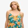 Superdry Women's Beach Mini Dress with Spaghetti Straps, Bali Blue Anemone, 44 view 4