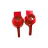 Guangcailun Aluminum Alloy Rear Wheel Hub Carriers for 1/18 RC Cars, Red, 2-Piece view 1