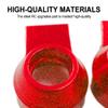 Guangcailun Aluminum Alloy Rear Wheel Hub Carriers for 1/18 RC Cars, Red, 2-Piece view 2