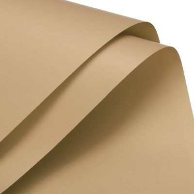 QUARKZMAN 20 Sheets Floral Wrapping Paper, 58 x 58 cm Waterproof Bouquet Paper, Dark Brown