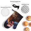 Galaxy Chicken Oven Mitt and Pot Holder Set, Heat-Resistant, Waterproof, Non-Slip, 3-Piece view 3
