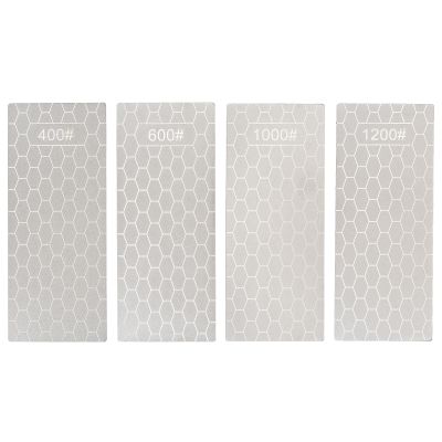 QUARKZMAN 4-Piece Sharpening Plate Set, 400/600/1000/1200 Grit