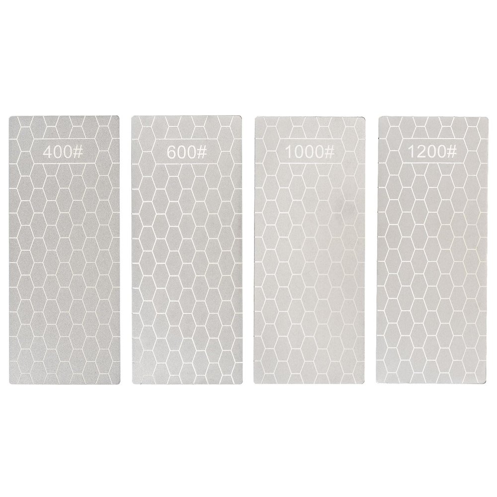 QUARKZMAN 4-Piece Sharpening Plate Set, 400/600/1000/1200 Grit