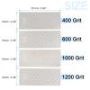 QUARKZMAN 4-Piece Sharpening Plate Set, 400/600/1000/1200 Grit view 2