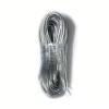 Fixed Main Lead LED Lamp Socket Cable, 22/24/26/30 AWG, 2-Conductor Flat Parallel Wire, Clear, Copper, Gold view 1