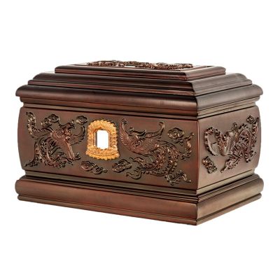 Beautiful Life Forever Memory Wooden Urn for Human Ashes, 900 Cubic Inches
