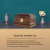 Beautiful Life Forever Memory Wooden Urn for Human Ashes, 900 Cubic Inches view 2