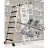 CATANK Sliding Library Ladder Hardware Kit, 200 cm Rail, Rustic Black (Ladder Not Included) view 2