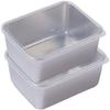 2-Piece Stainless Steel Food Storage Container Set with Lids view 1