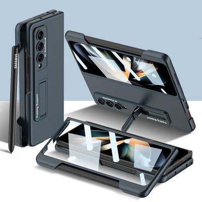 Case for Samsung Galaxy Z Fold 4 5G with Side Stylus Slot, Magnetic Holder, Ultra-Thin Matte, Z3