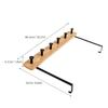 IMIKEYA No-Drill Coat Hook, Carbon Steel and Stainless Steel view 2