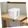 Stackable Desktop File Organizer, 5-Tier, White view 4