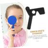 Mobestech Lightweight Leather Eye Occluder for Vision Tests with Recessed Design view 3