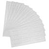 NUOBESTY Self-Adhesive Vinyl Notice Stickers, 10 Sheets, White Letter Stickers for Mailboxes and Classrooms, No Adhesive Residue view 1