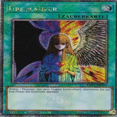 RA01-DE050 - berlufer - Quarter Century Secret Rare - 1st Edition - German - 25th Anniversary Rarity Collection with LMS Trading Field Center Card