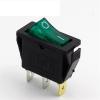 FURREN 5-Pack Green LED SPST 3-Pin ON/OFF G124 Boat Rocker Switches view 2