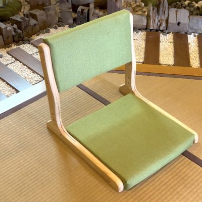 ALMASI Folding Tatami Floor Chair with Backrest, Type D
