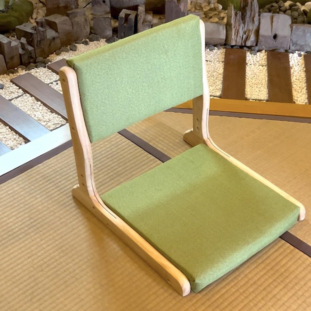 ALMASI Folding Tatami Floor Chair with Backrest, Type D