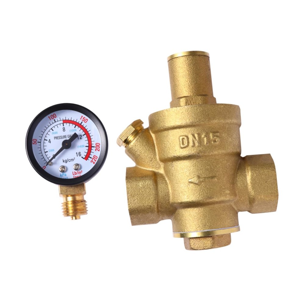 Veemoon DN15 High-Performance Brass Water Pressure Reducer