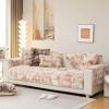 uyeoco Plush Sofa Cover for 3/2/4/1-Seater Sofas, Non-Slip, Washable, Adjustable, L-Shaped, Color: @6@5, Size: 70x180 cm/27x70 in view 2