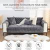 uyeoco Plush Sofa Cover for 3/2/4/1-Seater, L-Shape Chaise, Washable, Color #24, 70 x 150 cm/27 x 59 in view 2