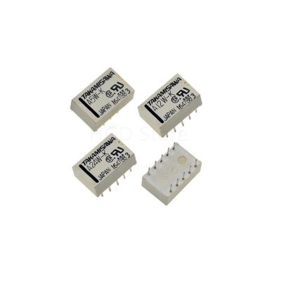 TAKAMISAWA A5W-K/A12W-K A12W-K 12VDC 10-Pin Signal Relays, 5-Pack