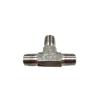 MeGLob Equal 3-Way T Pipe Fittings, 316 Stainless Steel, 1/8 in, 1/4 in, 3/8 in, 1/2 in, 3/4 in, and 1 in Male Threads (Size: MT03) view 1
