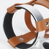 AMOYER Retro Bike Cup Holder, Lightweight PU Leather Bottle Cage view 2