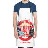 Popcorn Apron with Pockets, Waterproof, Black, One Size view 2