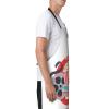Popcorn Apron with Pockets, Waterproof, Black, One Size view 3
