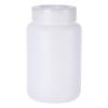 PATIKIL 2000ml Plastic Bottle, PE Wide-Mouth Bottle, Transparent White view 1