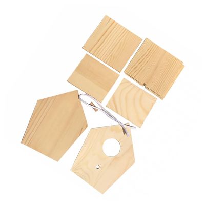 Supvox 2-Piece Wooden Bird Nesting Box Set